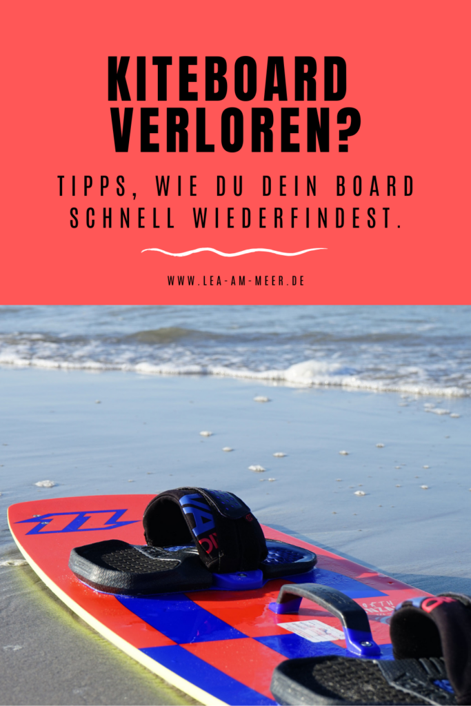 Kiteboard verloren - Tipps - Pinterest Pin